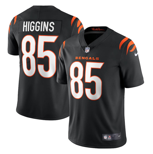 Youth Cincinnati Bengals #85 Tee Higgins New Black NFL Vapor Untouchable Limited Stitched Jersey Youth Cincinnati Bengals #85 Tee Higgins New Black NFL Vapor Untouchable Limited Stitched Jersey